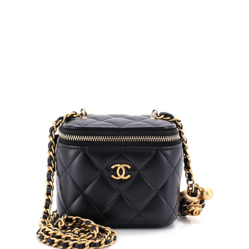 Chanel Mini Pearl Crush Vanity Case with Chain